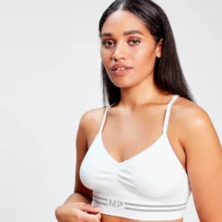 MP Women's Seamless Bralette - White -Damen Fitnessbekleidung Verkäufe 11959090 1594929649972146