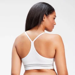 MP Women's Seamless Bralette - White -Damen Fitnessbekleidung Verkäufe 11959090 2694929649907169
