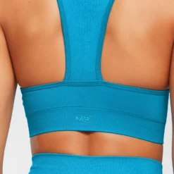 MP Myprotein Shape Seamless Ultra Women's Bra - Sea Blue -Damen Fitnessbekleidung Verkäufe 12374239 1214818388797324