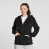 MP Women's Zip Through Hoodie - Black