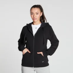 MP Women's Zip Through Hoodie - Black