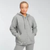 MP Women's Rest Day Zip Through Hoodie - Grey Marl