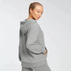 MP Women's Rest Day Zip Through Hoodie - Grey Marl -Damen Fitnessbekleidung Verkäufe 12402039 1994859048791293