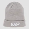 MP Cuff Knitted Beanie - Chrome/White