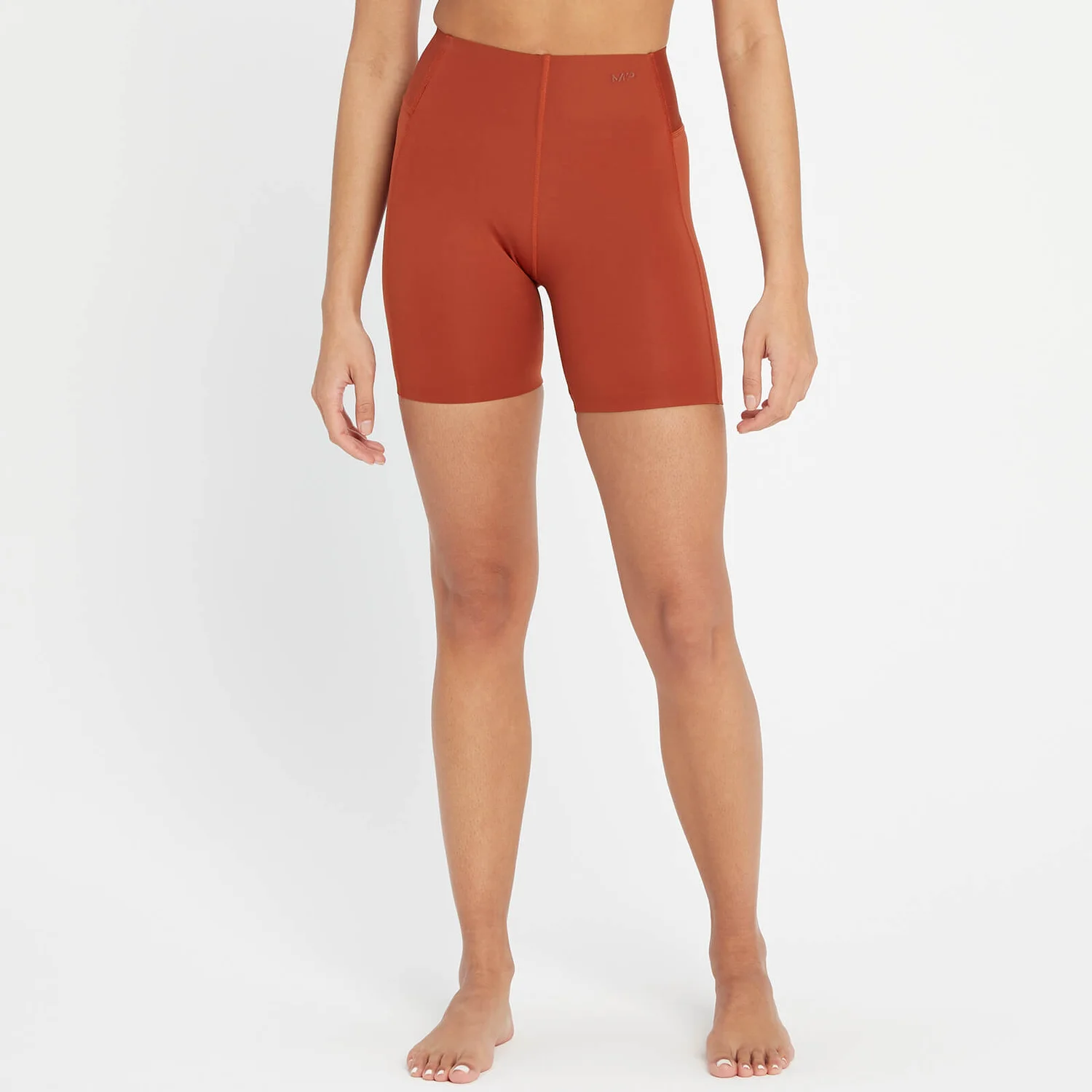 MP Women's Composure Repreve® Cycling Shorts - Burn Red 3 MP Women's Composure Repreve® Cycling Shorts - Burn Red