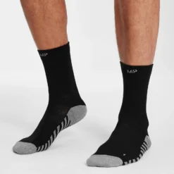 MP Velocity Full Length Running Socks - Black