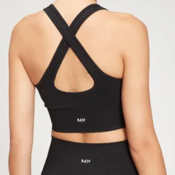 MP Women's Shape Seamless Cross Strap Sports Bra - Black -Damen Fitnessbekleidung Verkäufe 12698516 5214862245872759