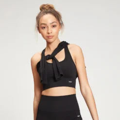 MP Women's Shape Seamless Cross Strap Sports Bra - Black -Damen Fitnessbekleidung Verkäufe 12698516 6164862245847115