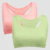 MP Women's Bralette (2 Pack) Butterfly/Geranium Pink -Damen Fitnessbekleidung Verkäufe 12713113 9474859052220965