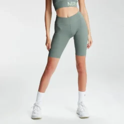 MP Women's Fade Graphic Training Cycling Shorts - Washed Green
