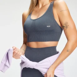 MP Women's Tempo Seamless Sports Bra - Graphite -Damen Fitnessbekleidung Verkäufe 12767200 6424878562669143