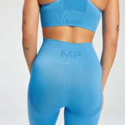 MP Women's Tempo Seamless Leggings - Bright Blue -Damen Fitnessbekleidung Verkäufe 12767208 1414878562979286