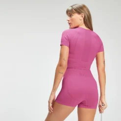 MP Women's Tempo Seamless Crop Top - Pink 8 MP Women's Tempo Seamless Crop Top - Pink -Damen Fitnessbekleidung Verkäufe 12767248 1924878564020892