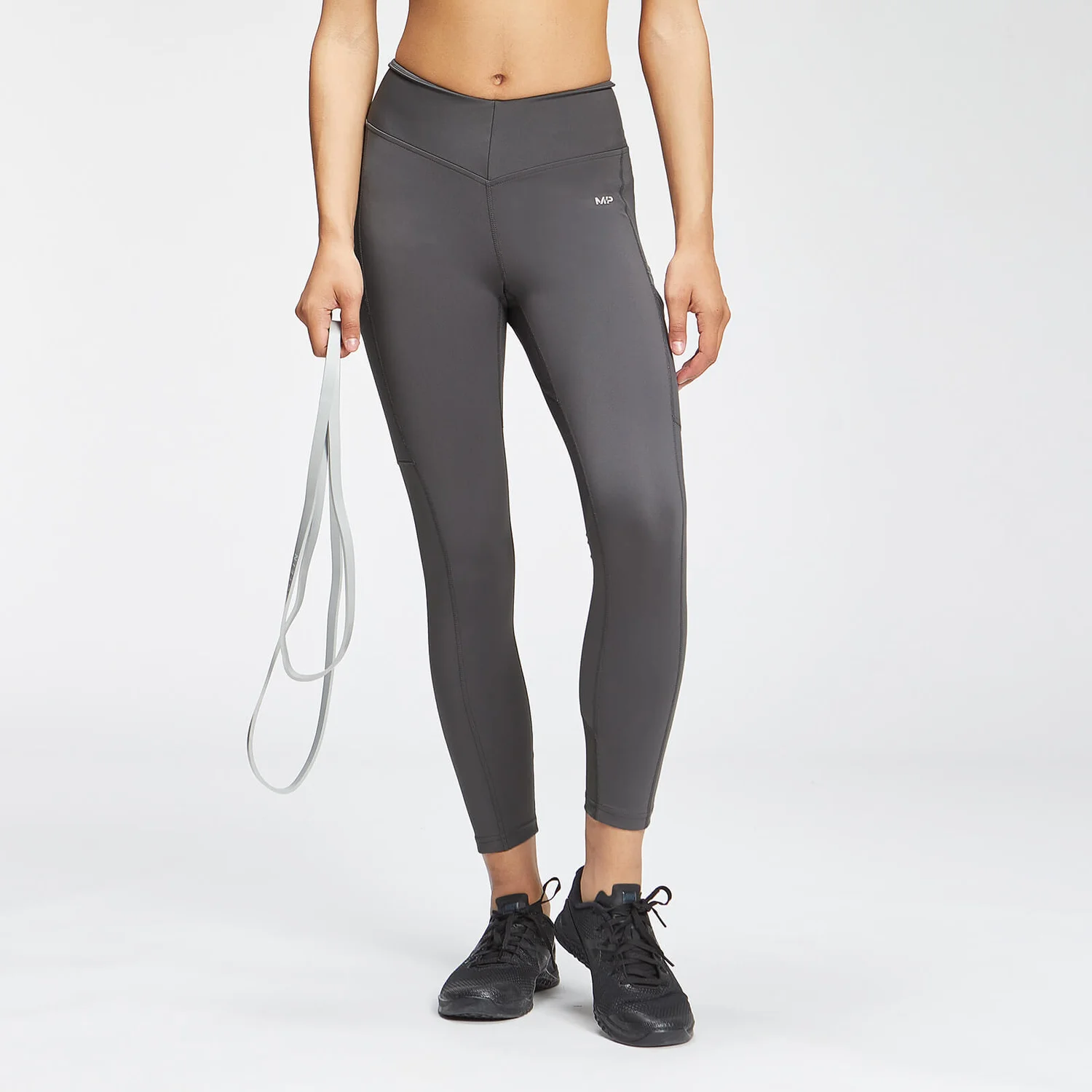 MP Women's Tempo 7/8 Repreve® Leggings - Carbon 3 MP Women's Tempo 7/8 Repreve® Leggings - Carbon