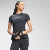 MP Women's Tempo Short Sleeve Top - Black 2 MP Women's Tempo Short Sleeve Top - Black -Damen Fitnessbekleidung Verkäufe 12767424 1284873337291277