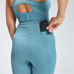 MP Women's Velocity Seamless Leggings - Ocean Blue -Damen Fitnessbekleidung Verkäufe 12767792 3564875122983842