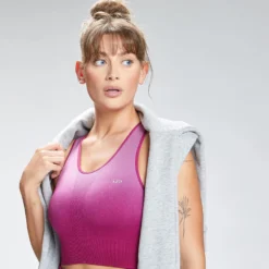 MP Women's Velocity Seamless Sports Bra - Deep Pink -Damen Fitnessbekleidung Verkäufe 12767808 1944875123504075