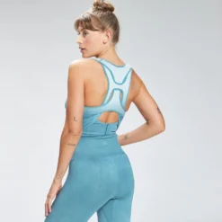 MP Women's Velocity Seamless Sports Bra - Ocean Blue