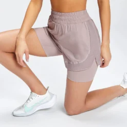 MP Women's Velocity Running Double Layer Shorts - Fawn -Damen Fitnessbekleidung Verkäufe 12767888 1294900270057818
