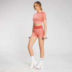 MP Curve Booty Short - Danger -Damen Fitnessbekleidung Verkäufe 12773375 1454862197504383