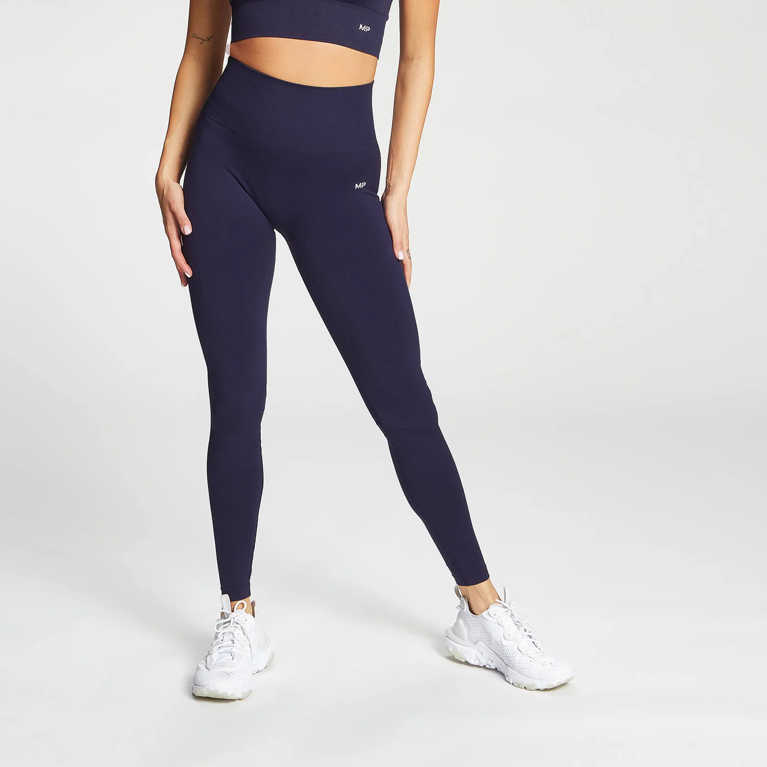 MP Women's Shape Seamless Leggings - Navy 3 MP Women's Shape Seamless Leggings - Navy