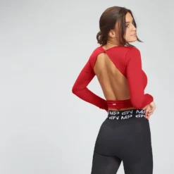 MP Women's Power Long Sleeve Top - Danger -Damen Fitnessbekleidung Verkäufe 12773863 1634863798087393