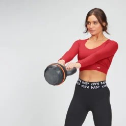 MP Women's Power Long Sleeve Top - Danger -Damen Fitnessbekleidung Verkäufe 12773863 4004863798193938