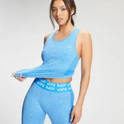 MP Curve 3/4 Leggings - Bright Blue -Damen Fitnessbekleidung Verkäufe 12774779 1644863002081919