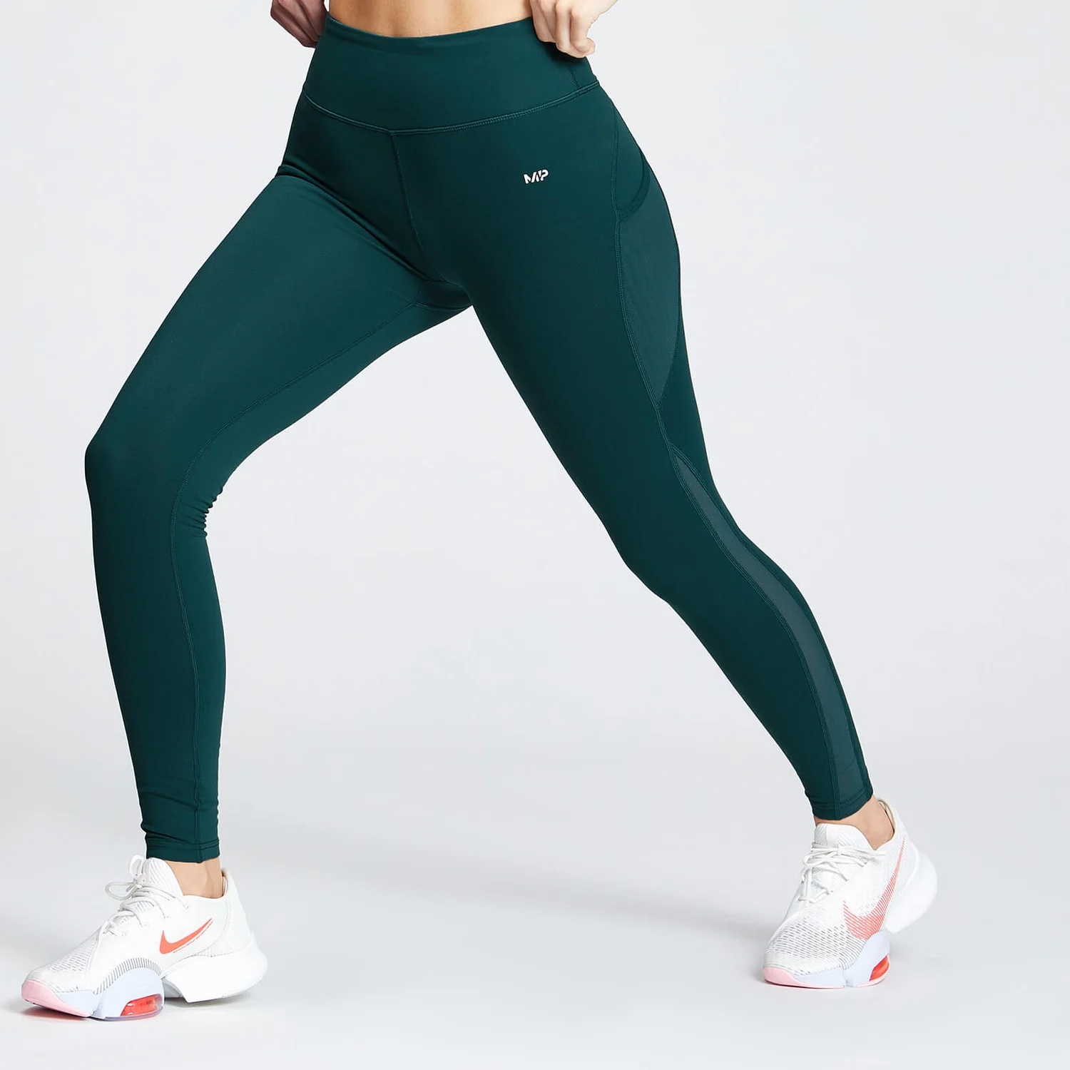 MP Women's Power Mesh Leggings - Deep Teal 7 MP Women's Power Mesh Leggings - Deep Teal – Bild 5