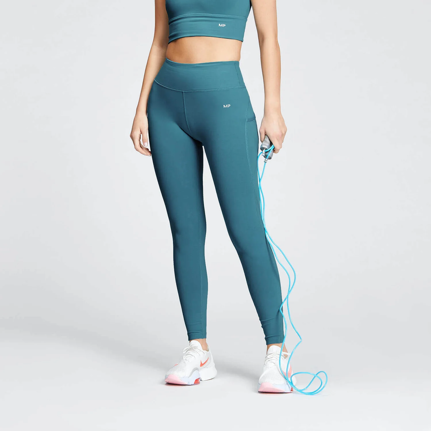 MP Women's Power Mesh Leggings - Ocean Blue 3 MP Women's Power Mesh Leggings - Ocean Blue