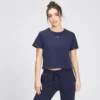 MP Women's Rest Day Women's Crop T-Shirt - Navy -Damen Fitnessbekleidung Verkäufe 12775547 1704865878968888