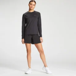 MP Women's Training Long Sleeve Top - Black -Damen Fitnessbekleidung Verkäufe 12775603 1354885504205376