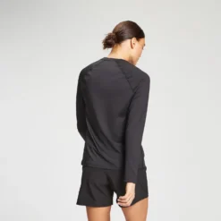 MP Women's Training Long Sleeve Top - Black -Damen Fitnessbekleidung Verkäufe 12775603 1864885504257456