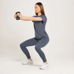 MP Women's Linear Mark Training T-Shirt - Graphite -Damen Fitnessbekleidung Verkäufe 12847197 4614929352863552