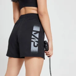 MP Women's Graffiti Graphic Training Short - Black -Damen Fitnessbekleidung Verkäufe 12847709 1054918745596257