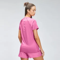 MP Women's Repeat Mark Graphic Training T-Shirt - Pink -Damen Fitnessbekleidung Verkäufe 12848093 1224875132020226