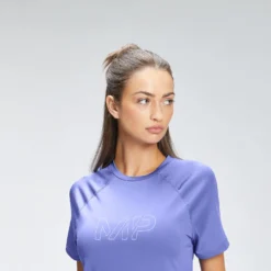 MP Women's Repeat Mark Graphic Training T-Shirt - Bluebell -Damen Fitnessbekleidung Verkäufe 12848117 2024875132901245