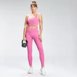 MP Women's Repeat Mark Graphic Training Leggings - Pink -Damen Fitnessbekleidung Verkäufe 12848133 7574875133239696