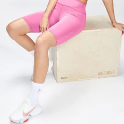 MP Women's Repeat Mark Graphic Training Cycling Shorts - Pink -Damen Fitnessbekleidung Verkäufe 12848173 1284875134573472