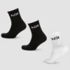 MP Women's Crew Socks (3 Pack) - Black/White -Damen Fitnessbekleidung Verkäufe 12856212 1744860408721641