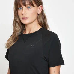  MP Women's Rest Day Longline T-Shirt - Black -Damen Fitnessbekleidung Verkäufe 12857126 1584994424712872