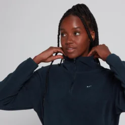 MP Women's Rest Day 1/4 Zip Fleece - Navy -Damen Fitnessbekleidung Verkäufe 12857536 1034971366164478