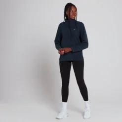 MP Women's Rest Day 1/4 Zip Fleece - Navy -Damen Fitnessbekleidung Verkäufe 12857536 2064971366059766