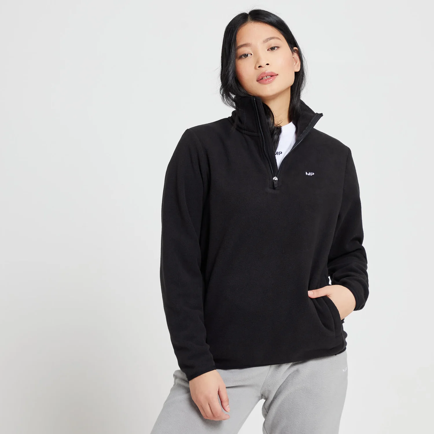 MP Women's 1/4 Zip Fleece - Black 3 MP Women's 1/4 Zip Fleece - Black