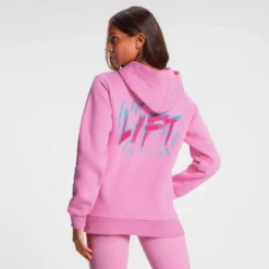 MP Women's Retro Lift Hoodie - Pink -Damen Fitnessbekleidung Verkäufe 12966515 2144913556487422