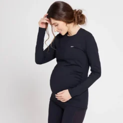 MP Women's Power Maternity Long Sleeve Top Multipack - Black/White -Damen Fitnessbekleidung Verkäufe 13028716 1334918736099838