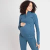 MP Women's Power Maternity 1/4 Zip - Dust Blue 1 MP Women's Power Maternity 1/4 Zip - Dust Blue -Damen Fitnessbekleidung Verkäufe 13028764 3664918736666871