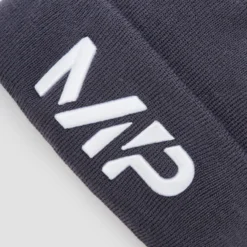 MP New Era Cuff Knitted Beanie - Graphite/White -Damen Fitnessbekleidung Verkäufe 13105794 1634883742131265