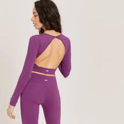 MP Women's Power Long Sleeve Top - Purple 9 MP Women's Power Long Sleeve Top - Purple -Damen Fitnessbekleidung Verkäufe 13108725 6734959958427205