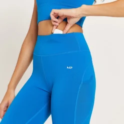 MP Women's Power Mesh Leggings - True Blue -Damen Fitnessbekleidung Verkäufe 13108932 6064915095105030